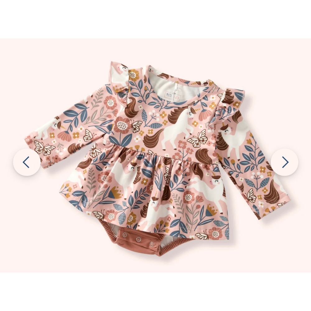 2 Pc Set Pete And Lucy 6-9 Mos  Meadow Magic Romper And A Minky‎ Blanket NWT
